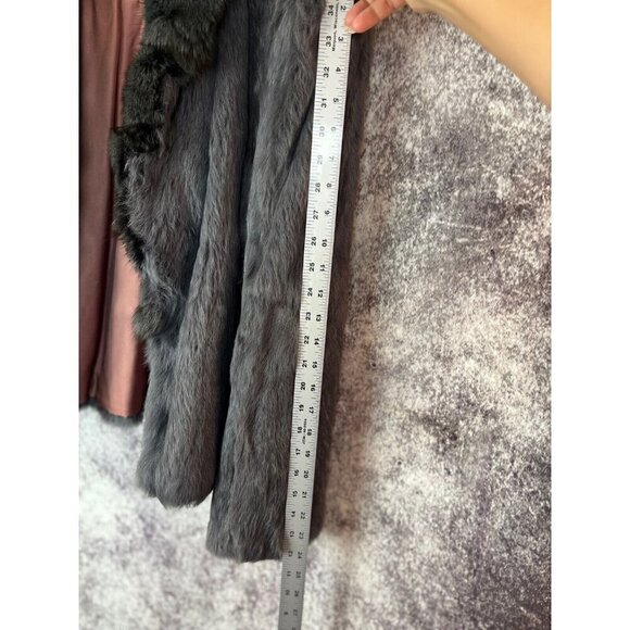 Vintage Switzer's Fur Coat Women's L Rabbit Old Money Luxury Formal Penny Lane - Picture 9 of 12